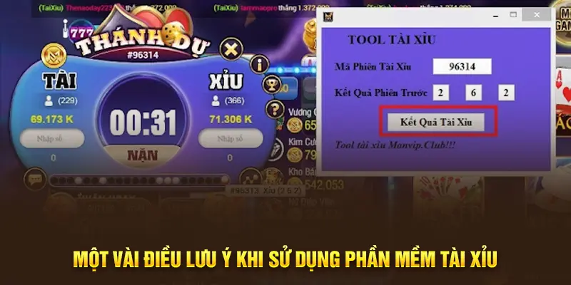 Phần Mềm Tài Xỉu - Tất Tần Tật Thông Tin Liên Quan Một vài điều lưu ý khi sử dụng phần mềm tài xỉu